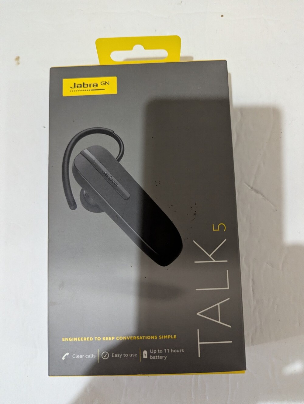 NEW Talk 5 Bluetooth Headset - Black